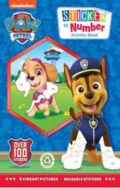 PAW PATROL STICKER100 BY NUMBER ACTIVITY BOOK